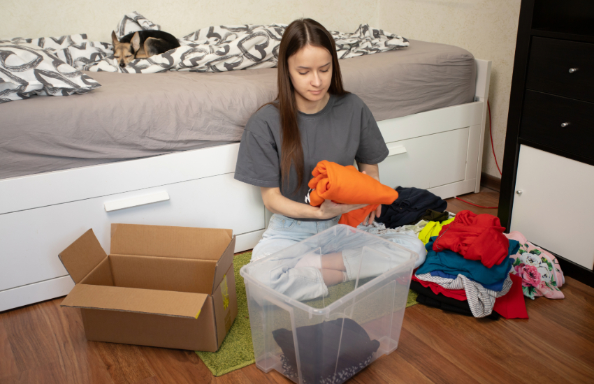 when to start packing for college